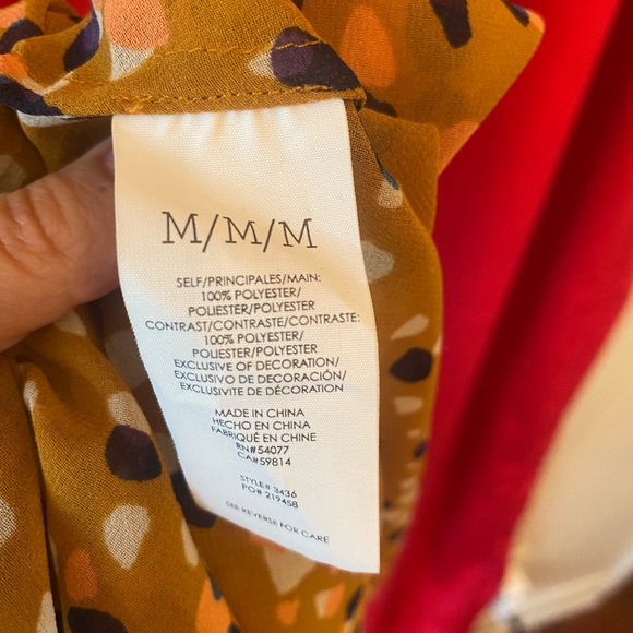 ❌sold❌ CABI SHEER CAREER BLOUSE TOP MEDIUM - Picture 6 of 6